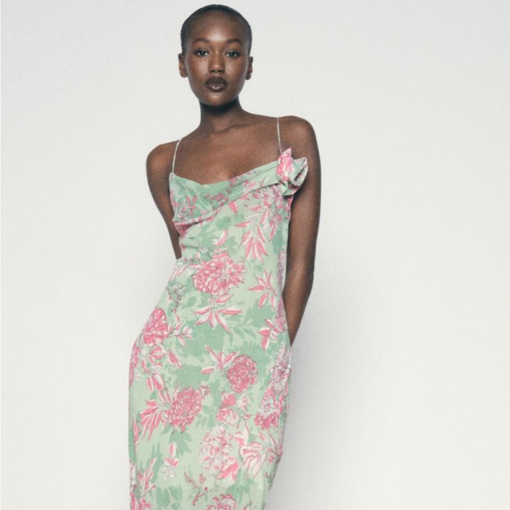 Zara floral dress